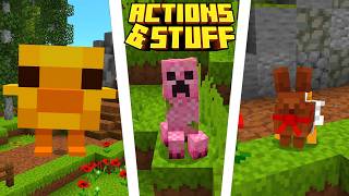 Every Name Tag Trick in Actions &amp; Stuff (Minecraft Bedrock)