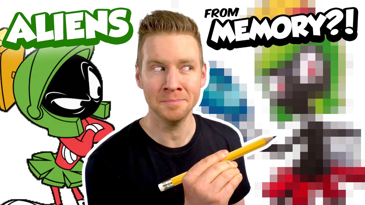 Can I Draw ALIENS from MEMORY?...