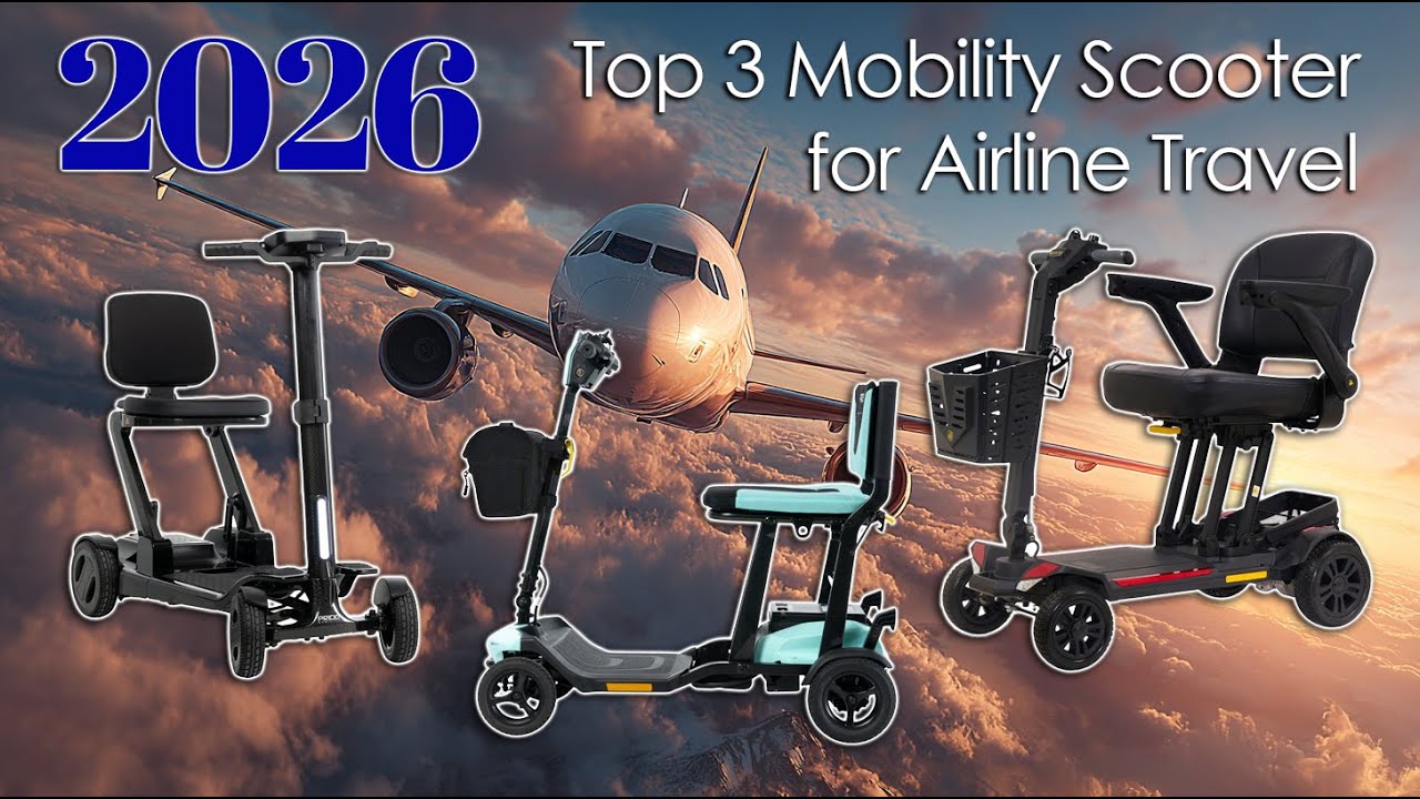 Top 3 Best Mobility Scooters for Airline Travel ✈️ (2026 Travel-Friendly Picks!)