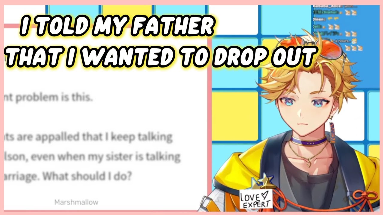 Wilson's father's reaction when he told him he wanted to quit [NIJISANJI EN]