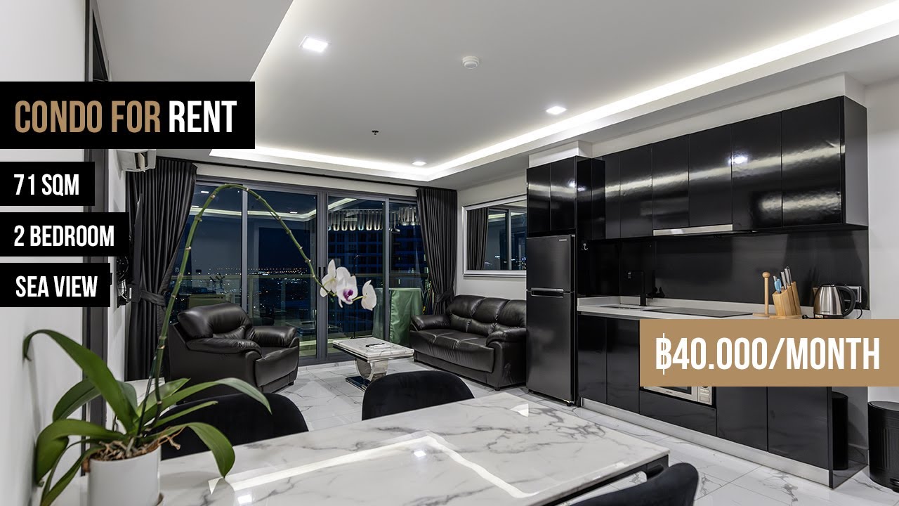 📢 2 Bedroom Condo For Rent - Arcadia Millennium Tower | Central Pattaya | 71 sqm | 29th floor