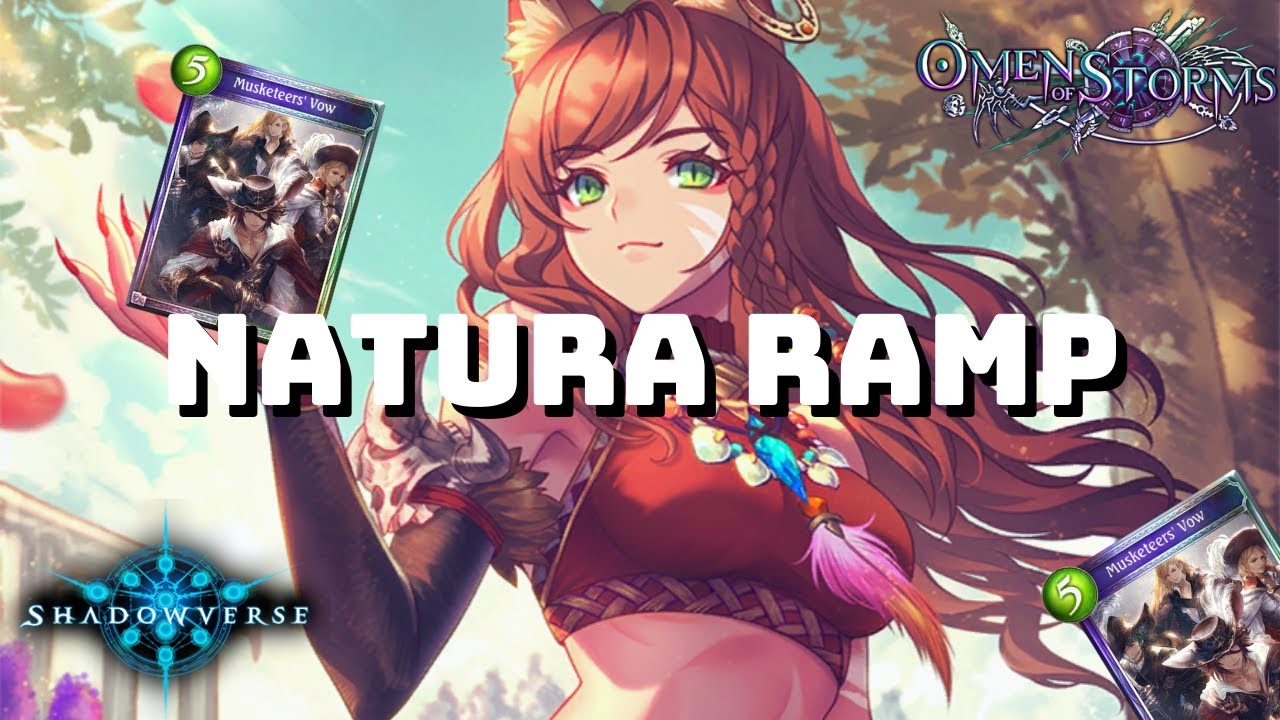 【Shadowverse】 Natura Ramp Swordcraft (feat. Dragoncraft) - A Rank | Omen Of Storms (Cross Craft)