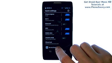 Motorola Droid Razr Maxx HD - How Do I Edit Lock Screen Timeout