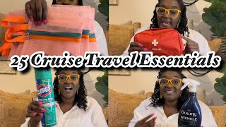 25 CRUISE ESSENTIALS ON A BUDGET| WHAT WE PACK FOR EVERY Cruise