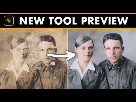 Luminar Neo's NEW TOOL Instantly Restores Old Photos! Update Preview