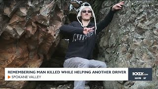 Remembering man killed while helping another driver
