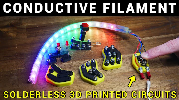 Adventures with solderless 3D printed circuits + conductive filament