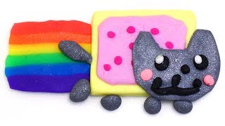 Play-Doh The Nyan Cat Rainbow Trails Pop Tart Cat にゃん