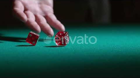 Rolling dice in slow motion; shot on Phantom Flex 4K at 1000 fps | Stock Footage - Envato elements