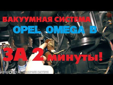 УСТРОЙСТВО Вакуумной системы за 2 минуты! OPEL OMEGA B [#Ответ зрителю]