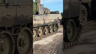 Leopard 2A7 tanks refueling