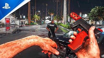How GTA 6 Graphics Should Look Like - 5 Star Action Police Combat Gameplay on RTX 3090 Ti [4K]