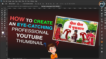 How To Create A Custom YouTube Thumbnail in Photoshop | Designing YouTube Thumbnails | Photoshop CC