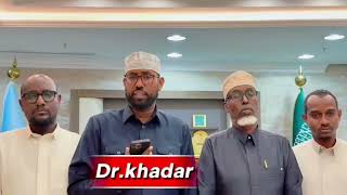 Dr. Khadar Xaaji Daahir ayaa ka hadlay sida sanadkan loo horumariyey teendhooyinka Mina...