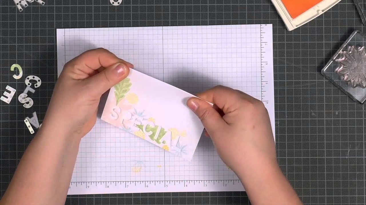 Trukendoos - stempeltechnieken: Thinlits “Little Letters”