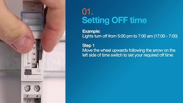 How to set up a 1 module analogue time switch #InSafeHands #Alwaysthere