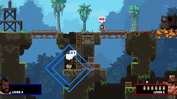 Broforce Co-op Gameplay Part 2 (No Commentary)