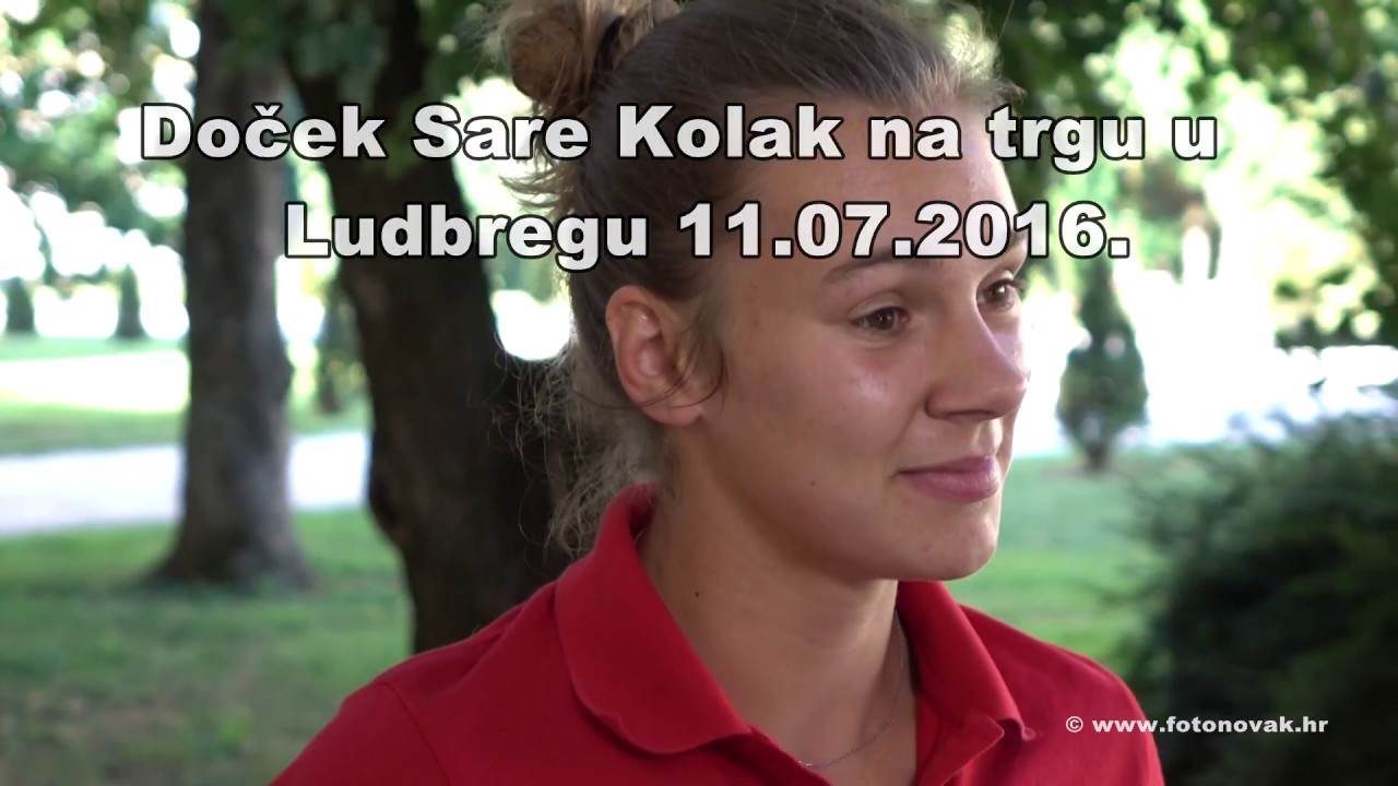 Sara Kolak prva velika medalja doček na trgu sa Foto Novak