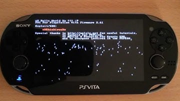 PS Vita : Hello World PoC for the FW 2.61 By xXShinkirouXx