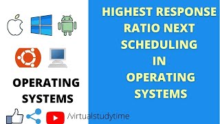 Highest Response Ratio Nextoperating Systemsvirtual Study Time