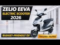 Zelio Eeva Electric Scooter 2026 Full Showroom Walkaround | 60V Battery | 50KM Range