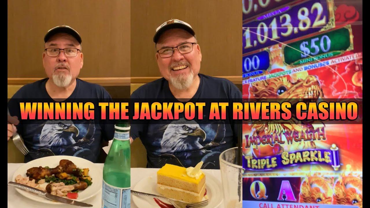 Winning The Jackpot at Rivers Casino and having dinner YouTube