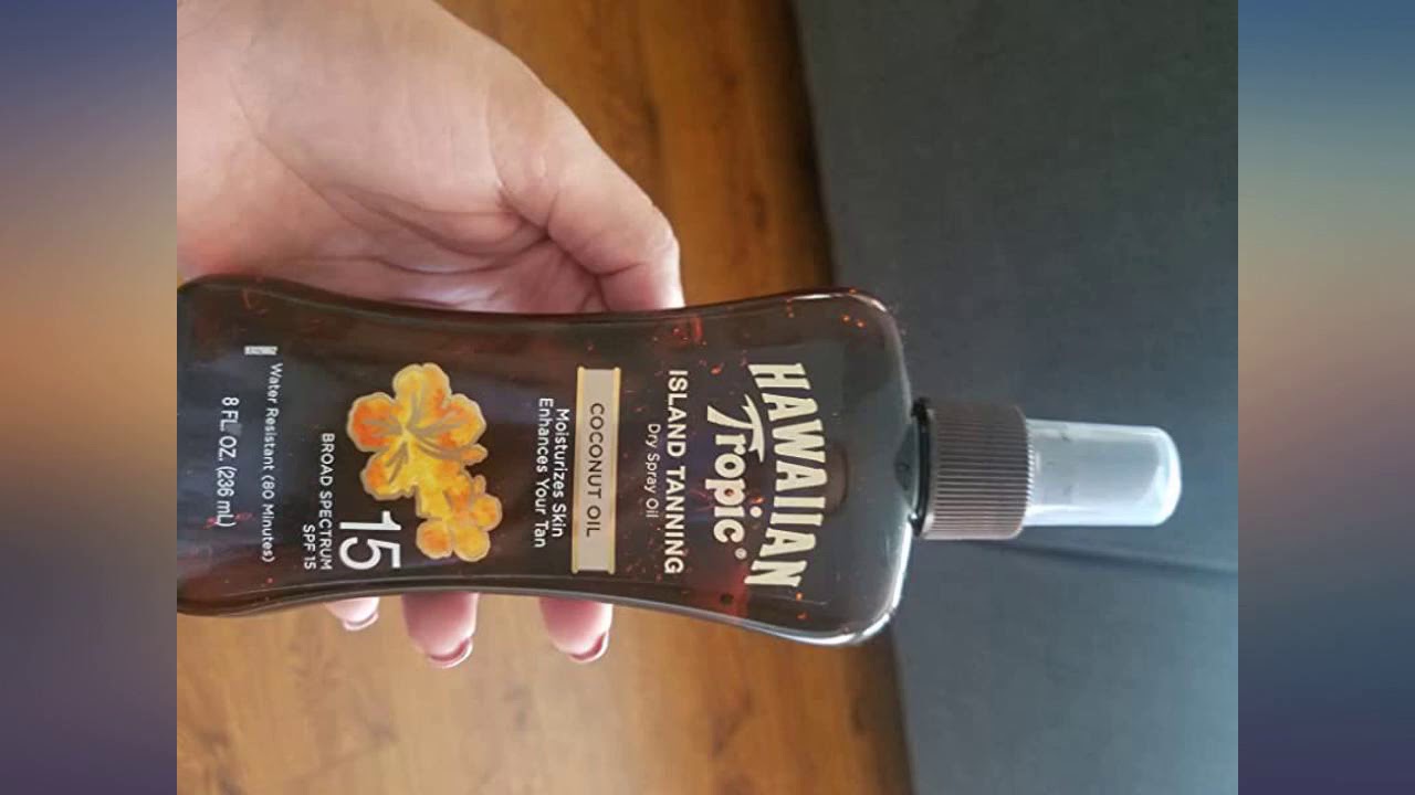 Hawaiian Tropic Dark Tanning Oil, Spray Pump, SPF 6 8 oz (packaging may