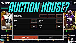MADDEN MOBILE 25 AUCTION HOUSE WHY NOT Madden Mobile 25