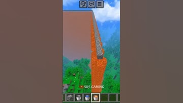 Mind-Blowing Lava Water Bridge in Minecraft PE!  #short #viral #minecraft #minecraftshorts