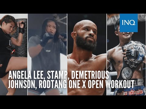 Angela Lee, Stamp, Demetrious Johnson, Rodtang ONE X open workout