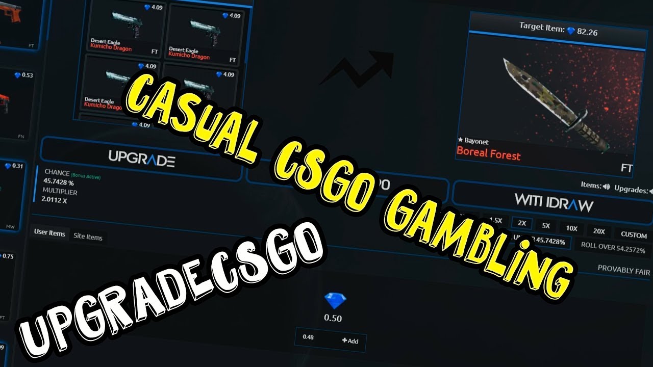 Casual CSGO Gambling To Knife - UpgradeCSGO.com