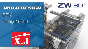 ZW3D Basic Mold Design : EP14. Cooling 2 Object