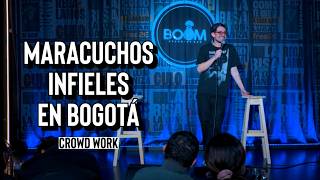 Maracuchos infieles en Bogotá (crowd work - stand up comedy)