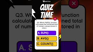 MySQL MCQs | MySQL Practice Questions & Answers | Tpoint Tech