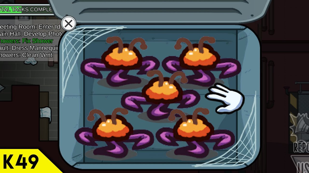 I Found 5 Squiq In Vent - Among Us vent clean update (mini crewmate)