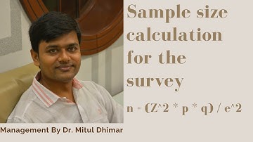 How To Calculate The Perfect Sample Size For Your Survey?