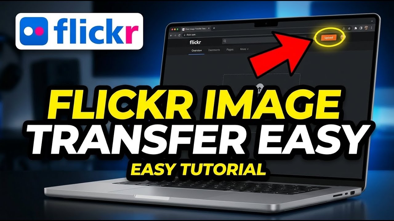 How to Transfer Images with Flickr - Easy Tutorial - YouTube