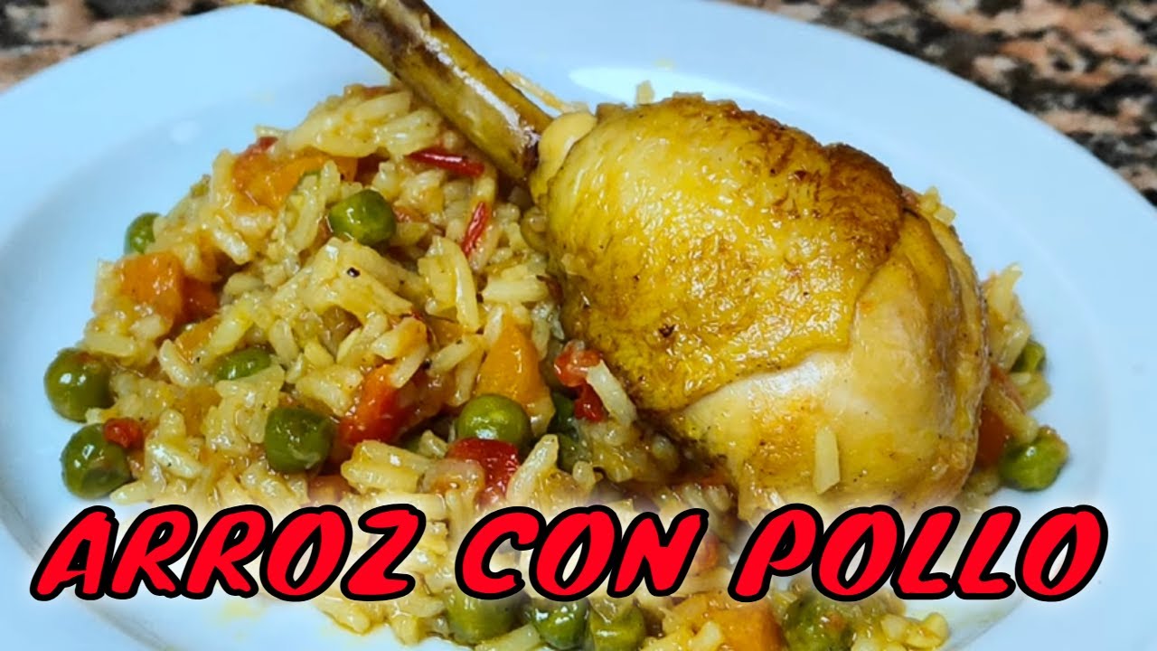 ARROZ CON POLLO[LA RECETA MAS FACIL Y RAPIDA]SIEMPRE SUELTO Y MUY SABROSO