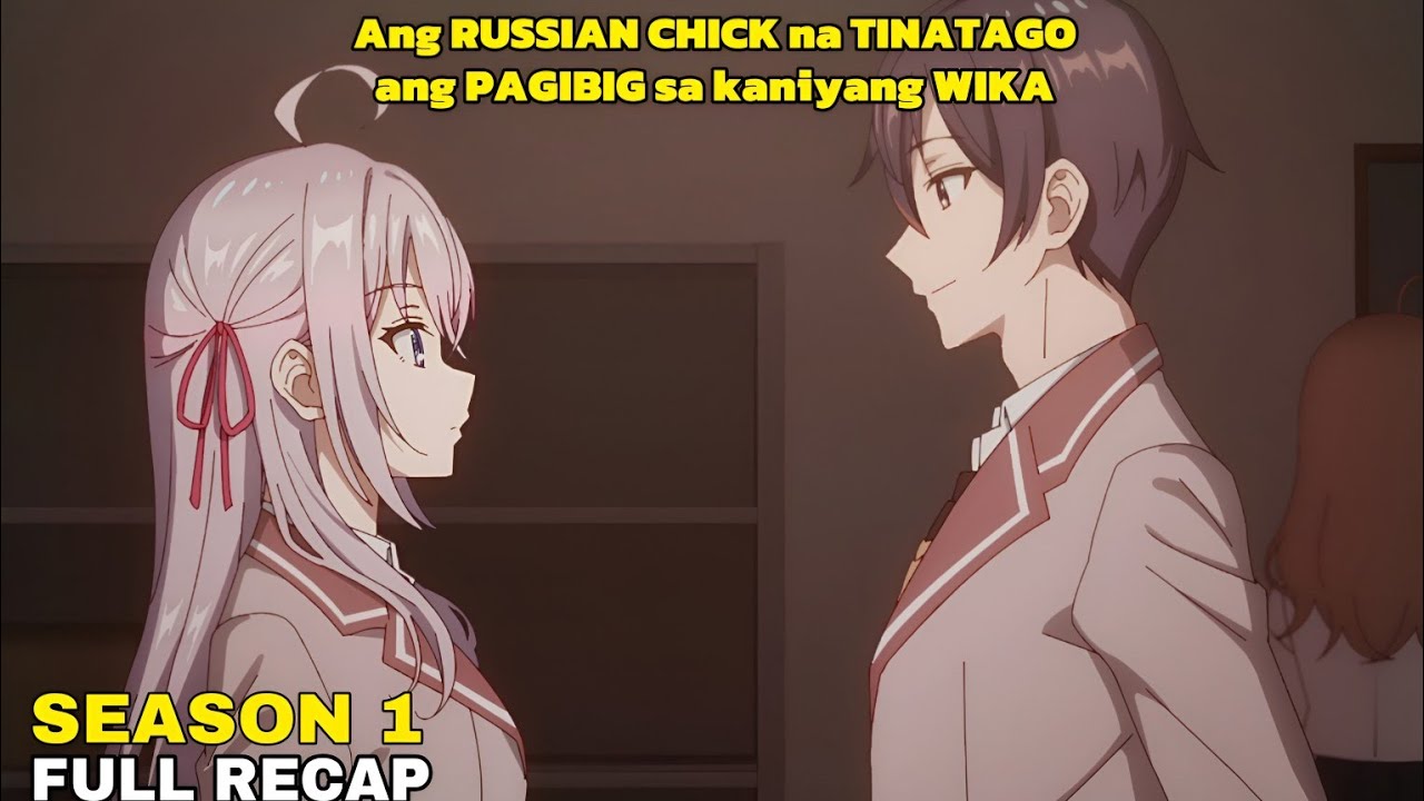 1-12: Ang RUSSIAN CHICK na TINATAGO ang PAGIBIG sa KANIYANG WIKA | Anime Recap Tagalog