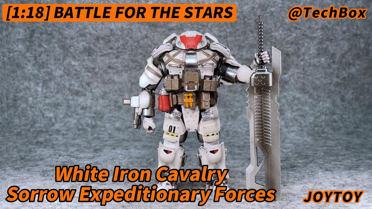 Joytoy Battle For The Stars, Sorrow Expeditionary Forces - White Iron Cavalry, 1/18 scale figure