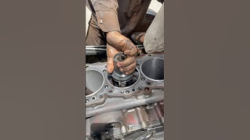 Mechanical expert engine head ring piston testing #shortsfeed #engineblock #honing