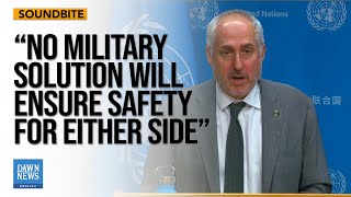 UN Chief 'Alarmed' By Escalating Tensions Between Israel And Lebanon | Dawn News English