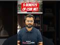 5 Top 5 Benefits of CSIR NET Exam by Rajnish Sir 📚