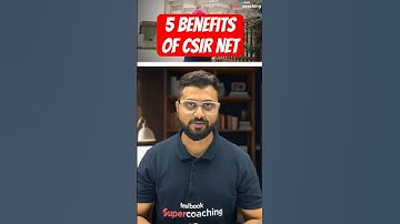 5 Unbelievable Benefits of CSIR NET Exam | Rajnish Sir #csirnet #csir #professor #phd #trending
