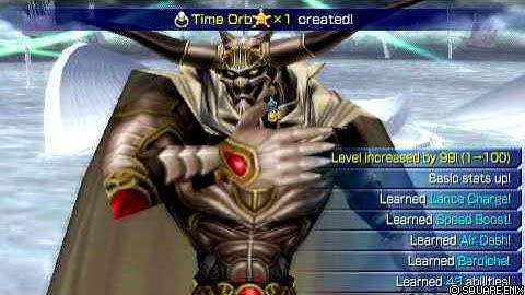 Dissidia- Leveling up from 1-100 in an instant!