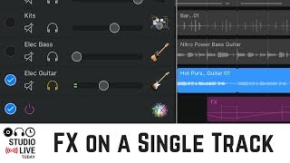 FX in GarageBand iOS on a single track (iPhone/iPad) screenshot 5