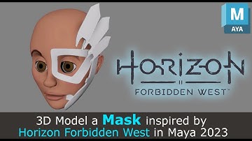 3D Model a Mask Inspired by Horizon Forbidden West in Maya 2023 (1/6)