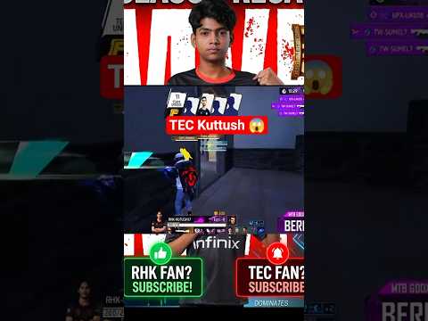 tec Kuttush😱 #shots #freefire #viral
