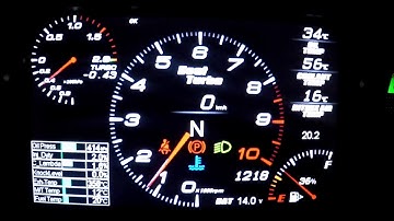 AEM CD7 Digital Dash Test