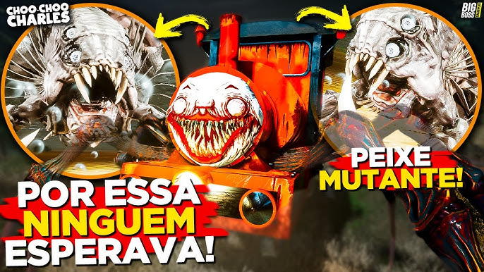 NOVO JOGO DO TREM ARANHA E DO CHOO CHOO CHARLES, ASSUSTADOR! Recompilação  de vídeos de trem 